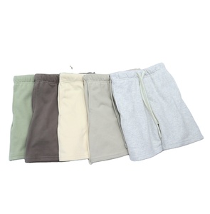 Shorts de jogging décontractés pour hommes, 100 % coton, taille élastique, confortables et de haute qualité - Product Image 1