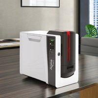Imprimante de cartes d'identité Evolis Agilia Retransfer de sécurité à qualité d'impression supérieure, USB/Ethernet, recto-verso, 150 cartes/heure, 600 DPI, garantie 3 ans