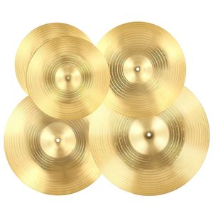 Set di Gong e Piatti per Batteria, 4 Pezzi: Hi-Hat da 14'', Crash da 16'', Crash da 18'', Piatti da 20'' - Product Image 1