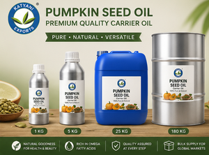 Aceite de Semilla de Calabaza de Alta Pureza, Prensado en Expulsión, Aceite Portador Natural para Cuidado de la Piel, Cabello y Uso Cosmético - Fabricante y Exportador a Granel - Product Image 4