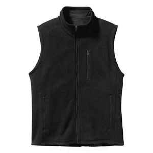 Gilet polaire sans manches pour homme, coupe ajustée, avec logo personnalisé OEM, fermeture éclair intégrale, pour la chasse et les activités de plein air - Product Image 2