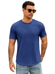 Camisetas unisex de moda al por mayor, camisetas extragrandes de alta calidad, camiseta lisa de algodón suave para hombre - Product Image 2