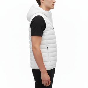 Premium High Quality Hooded Stand Customized Logo Printing Winter Wear Men Regular Sleeve <b>Canvas</b> Puffer <b>Jacket</b> OEM Services - Product Image 3