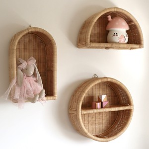 Arch bookcase from natural rattan top-pick decorative tabletop book <b>shelf</b> storage rack <b>shelves</b> - Product Image 3