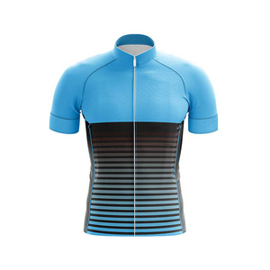 Sports Wear Breathable Lightweight Short Sleeve Polyester <b>Cycling</b> Uniform High Quality Wholesale Custom Made Men - Product Image 3