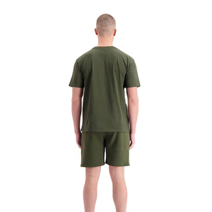 Fashionable Men Two Piece Set Trendy Breathable Cotton <b>Short</b> Sleeve and Matching <b>Shorts</b> Ideal for or Fitness wholesale rate - Product Image 6
