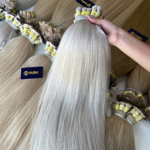 ผมต่อเวียดนามแท้ Rusa Hanoi แบบเส้นใหญ่  ถักด้วยเครื่องจักร  แบบ Double Weft  หนาพิเศษ 100 กรัม  ปลายผมเต็ม  ทุกสี  แบบพันรอบ - Product Image 5