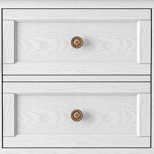 Consolle retrò con 2 cassetti e 2 ante, tavolo lungo da ingresso, consolle stretta con contenitore - Product Image 6