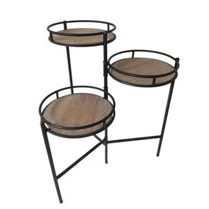 Pot de fleurs en métal finition or de luxe avec support en fer pour la décoration du salon et du balcon - Product Image 5