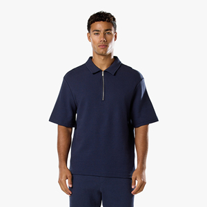 Wholesale <b>Polyester</b> Men's for Fleece Fabric High Quality Contrast Stitch Breathable Custom Logo <b>T</b>-<b>shirt</b> - Product Image 1