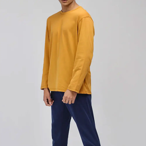 High Quality Full Sleeve T <b>Shirt</b> For <b>Men</b> Cotton Plain Comfortable Perfect For Everyday Wholesale Premium Quality Custom - Product Image 3
