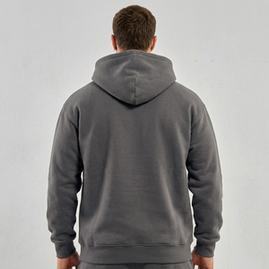 Custom Logo Oversized Heavyweight Cotton Hoodies Plus Size Men's Fleece Pullover Drawstring Relaxed Fit Streetwear Wear Hoodie - Product Image 2