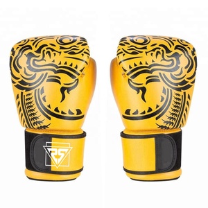 Gants MMA professionnels de conception de logo personnalisé 2024 tailles de cuir PU noir 12oz et 14oz pour les engrenages de combat sportif - Product Image 3
