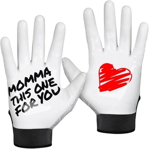 Gants de réception de rugby pour hommes Gants de football américain antidérapants Super Grip - Product Image 1