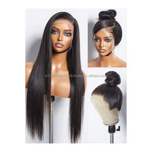 27 Rubio fresa para pelucas de cabello humano frontal Remy suizo - Product Image 4