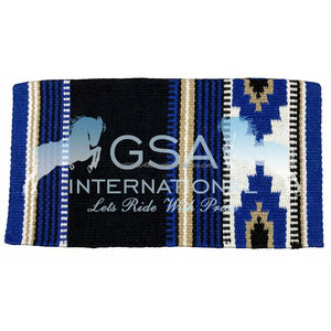 Couverture de selle western 100% laine de Nouvelle-Zélande, tissée à la main, entièrement personnalisable pour l'équitation, disponible en différentes couleurs - Product Image 3