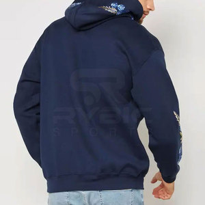 Sudadera con Capucha Bordada Personalizada Profesional para Hombre, Sudadera con Capucha para Calentamiento, Ejercicio, Entrenamiento, Ropa Deportiva Activa - Product Image 6