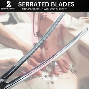 Pinzas Kelly de Acero Inoxidable 2026, Certificadas por la CE, Autoclavables, para Uso Hospitalario, Instrumentos Quirúrgicos Manuales Reutilizables - Product Image 4