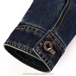 Veste en jean en gros pour hommes – Fabricant de vêtements d'extérieur – Veste cargo tendance grande taille pour hommes – Jeans Haus Industries - Product Image 5