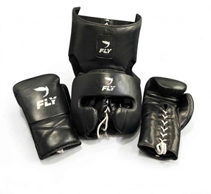 Conjunto de Boxeo Profesional Personalizado de Cuero Vacuno Genuino de Alta Calidad, Hecho a Medida - Product Image 2