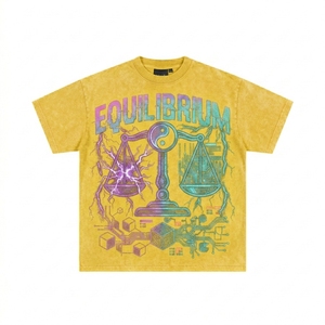 T-shirt Culturel Homme à Séchage Rapide, Impression de Logo Personnalisable, T-shirts Oversize Unis, Vêtements de Travail, Maillot à Manches Courtes - Product Image 1