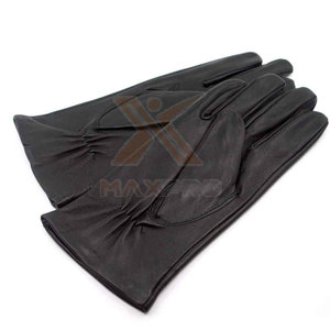 Gants en cuir pakistanais de qualité supérieure - Mode, hiver, décontractés, voyage, extérieur, compatibles écran tactile et doublure en laine - En stock - Product Image 3