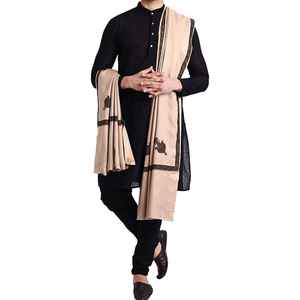 Men Winter Traditional Wool <b>Shawl</b> Soft Warm Breathable Solid Premium <b>Wrap</b> - Product Image 6