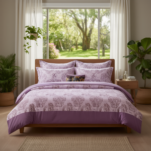 American Style 8 PC 100% Organic Cotton 3D <b>Bed</b> <b>Sheet</b> Set for Home Hotel Gift-Amvi Avantika - Product Image 2