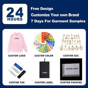 Sudadera con Capucha Personalizada para Mujer, 100% Algodón Tejido, Color Sólido, Logotipo Frontal con Impresión por Transferencia de Calor, Servicio OEM, Cuello Alto - Product Image 5