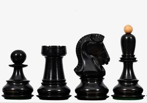 Juego de ajedrez vintage de Dubrovnik de 1950, versión 3.0 de Bobby Fischer, piezas de ébano y madera de boj, Rey de 3.75 pulgadas, al mejor precio. - Product Image 4