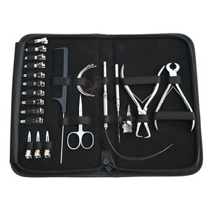 Kit de Herramientas para Extensiones de Cabello con Alicates para Remover Microperlas, Cortador de Queratina, Gancho para Cabello, Enhebrador de Lazos, Peine de Cola y Agujas - Product Image 1