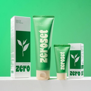 [ZEROSET] Nettoyant moussant exfoliant au thé vert Zeroset 120g – Coffret cadeau prêt à l'emploi - Product Image 2