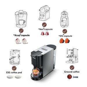 Cafetera Italiana Espresso Touch 4 en 1 con Tanque de Agua de 1L, Modo Frío/Caliente, Extracción de 19 Bares, para Café Francés, Mocha y Cápsulas - Product Image 5