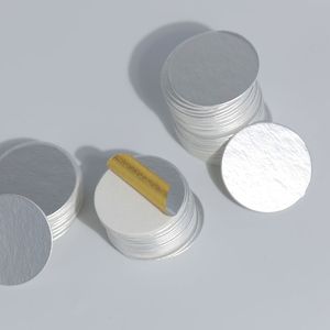 แผ่นฟอยล์อะลูมิเนียมปิดผนึกกันรั่วสำหรับขวดแก้วกาแฟ แบบลอกปิดผนึกด้วยความร้อน ขนาดปรับแต่งได้ - Product Image 5