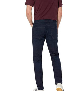 Pantalones de mezclilla acampanados para hombre, estilo urbano, con logotipo personalizado, lavados, de gran venta, OEM - Product Image 4