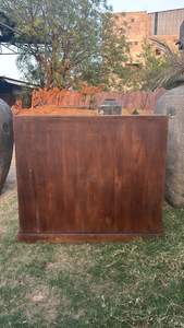 Modern Luxury 2-Tier Wooden Solid Wood <b>Leaning</b> <b>Bookshelf</b> Industrial Style Storage for Home Office and Dining Room - Product Image 3