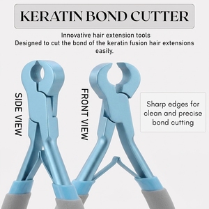 Herramienta de Mantenimiento para Extensiones de Cabello, Cortador de Queratina, Alicates de Acero Inoxidable para Remover Extensiones - Product Image 3