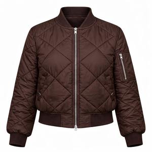 Dernière Collection – Blouson Bomber Matelassé Femme de Haute Qualité – Tendance Léger en Satin Style Urbain – Manteau d'Hiver 2026 - Product Image 1