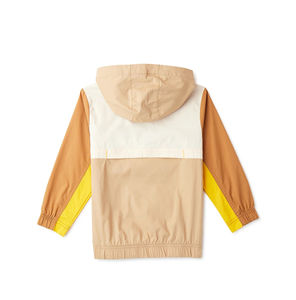 Conjunto deportivo de 2 piezas para hombre, chaqueta con capucha y pantalones cortos cortavientos, reflectante, con cremallera, de nailon, estilo urbano. - Product Image 2