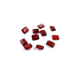 Rubis naturels de Bangkok, octogones calibrés 9x11mm, pierres précieuses de rubis naturelles facettées pour la fabrication de bijoux, prêtes à l'emploi - Product Image 5