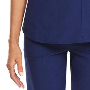 Uniformes de Enfermería Unisex al por Mayor, Conjuntos de Uniformes de Enfermera Personalizados, 100% Algodón, Diseño Hospitalario, Venta Especial - Product Image 4
