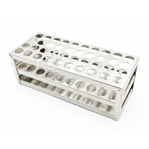 Support pour tubes à essai en acier inoxydable, support pour tubes à essai en acier inoxydable SS, disponible en différentes tailles - Product Image 6