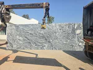 Viscon White <b>Granite</b> Slabs Polished Finish Traditional Eco-Friendly Kitchen & Hotel Countertops and Flooring Export Quality - Product Image 3