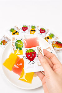 JOPY Short Stick Fruit Jelly with rich fruit flavor, chewy & crunchy texture, loved by kids and adults. Best served chilled. - Product Image 3