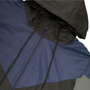 Make Your Own Outer Wear <b>Black</b> White Rib Good Selling Comfortable Lightweight Fabric Durable Nylon <b>Windbreaker</b> Suits - Product Image 3