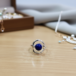 2.8 Grams <b>Lapis</b> <b>Lazuli</b> Fashion <b>Ring</b> - Product Image 3