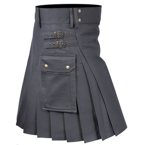 กิ๊ลท์สั่งตัดแบบดีลักซ์สำหรับผู้ชาย ลายสก๊อตแบบดั้งเดิม สีเหลืองหญ้าฝรั่ง กิ๊ลท์อเนกประสงค์ แบรนด์สก็อตแลนด์ ใหม่เอี่ยม พร้อมเครื่องดนตรี - Product Image 3