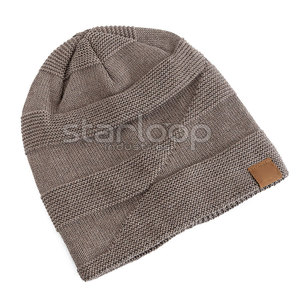 Premium Quality Latest Design Jacquard Beanie Hats Wholesale 100% Wool & Cotton Customized Jacquard Beanie Hats - Product Image 4