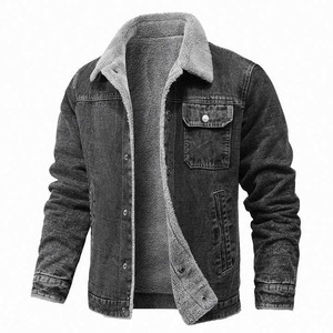 2024 New Fashion Wholesale Plain Men Denim Jackets Wholesale <b>Top</b> Quality Jeans Jackets for Online Sale - Product Image 5