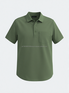 Logotipo Personalizado de Alta Calidad para Camiseta Polo para Hombre, al por Mayor, 100% Poliéster, Ropa Deportiva, Tejido de Punto, Suministro ODM - Product Image 2
